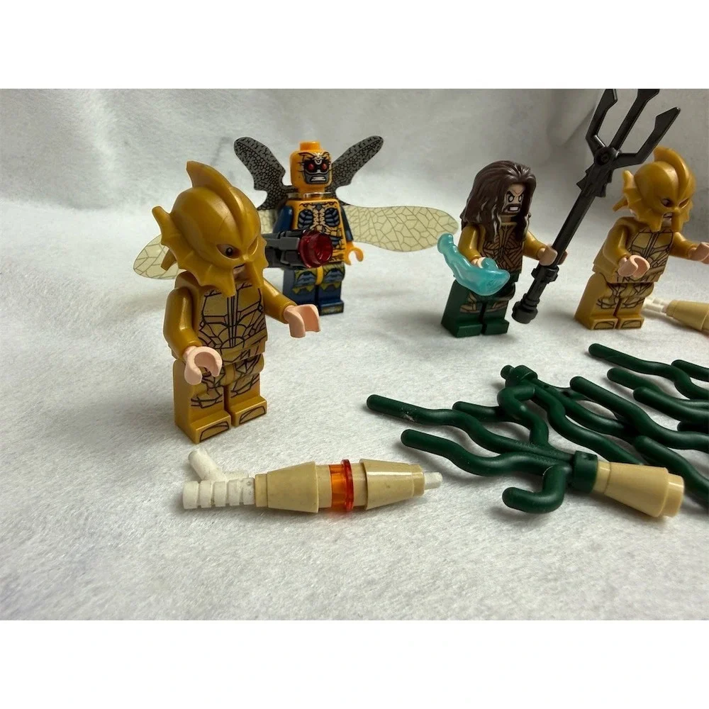 Lego‎ Battle of Atlantis X4 Minifigures Aquaman Parademon Atlantean Guards Lot